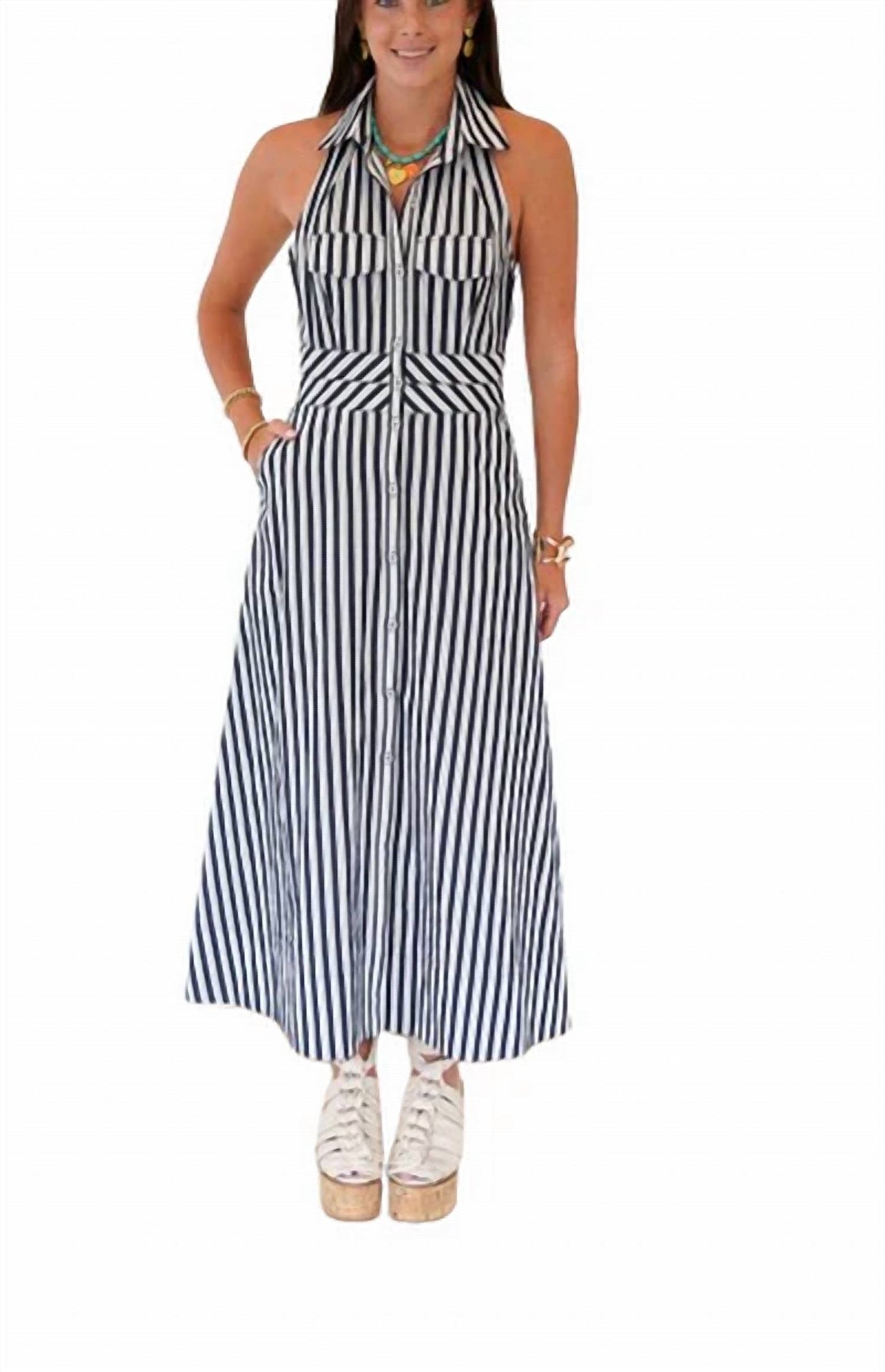 Ramey Halter Midi Dress
