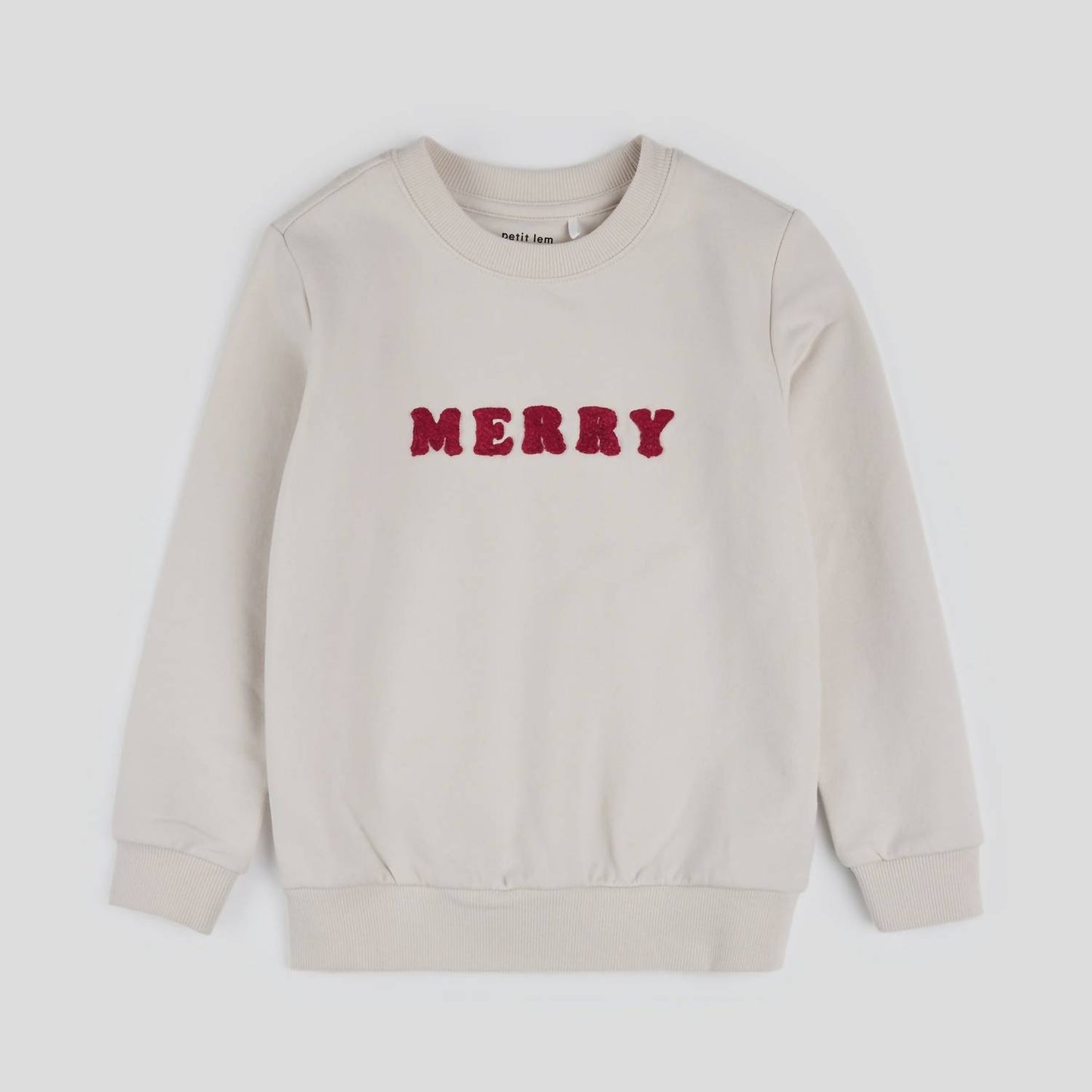 Girls' Merry Varsity Knit Sweatshirt