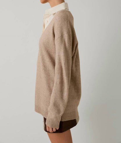 Layered Pull Over Sweater Top