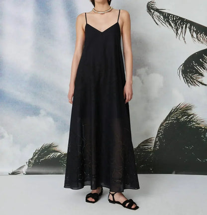 Sfizio - Embroidery Long Dress - Rack Hunt