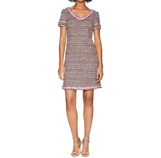 Boutique Moschino - Tweed Fringe Sheath Mini Dress - Rack Hunt -