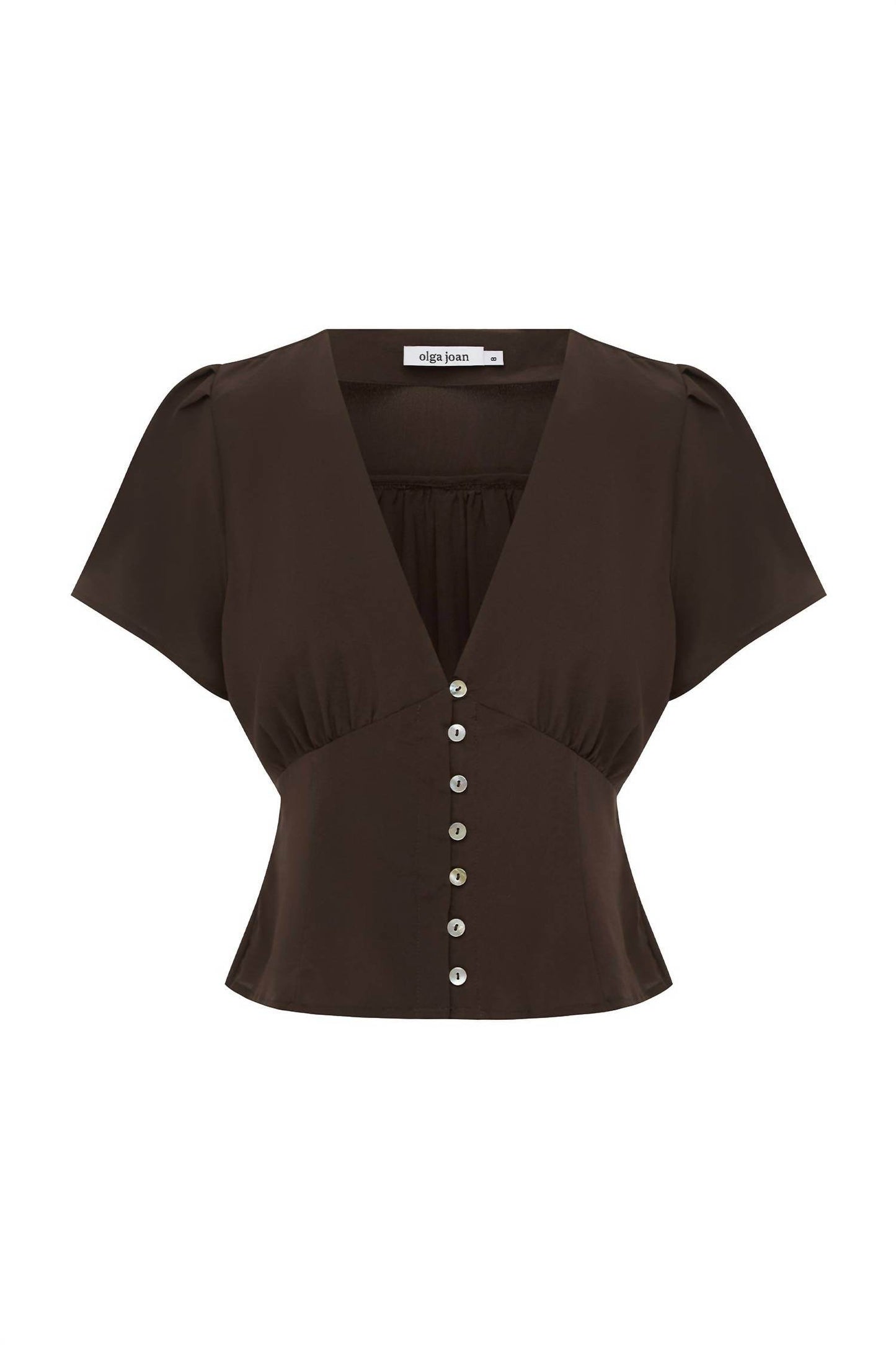 Olga Joan - Cap Sleeve Blouse - Rack Hunt