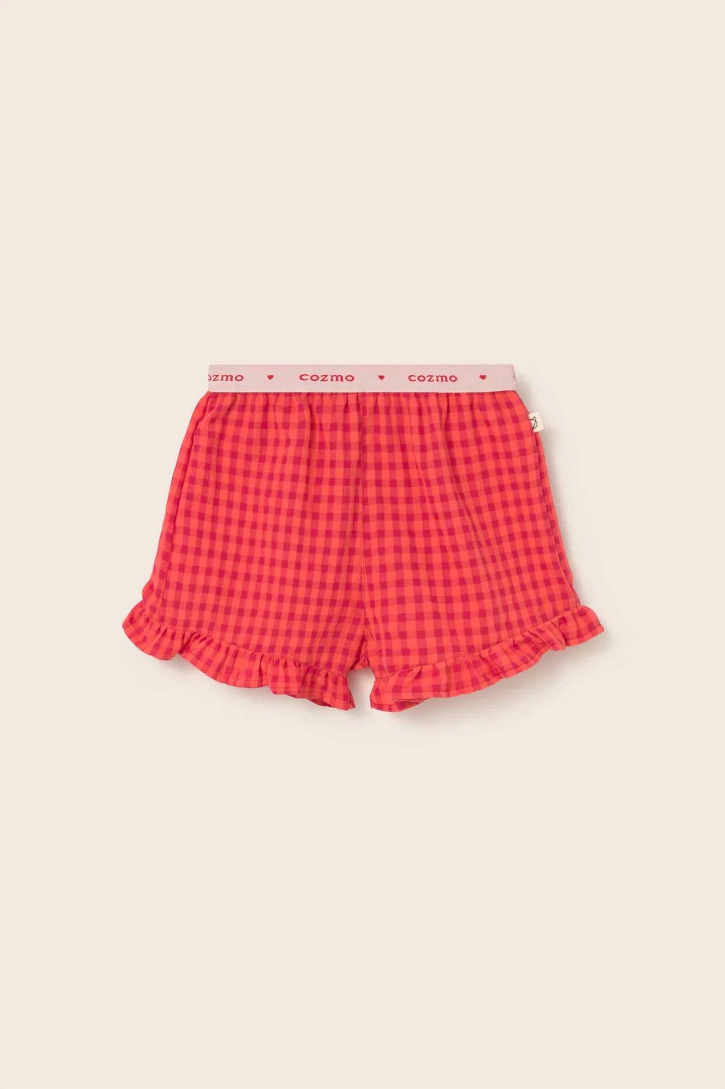 Jud Gingham Cotton Shorts