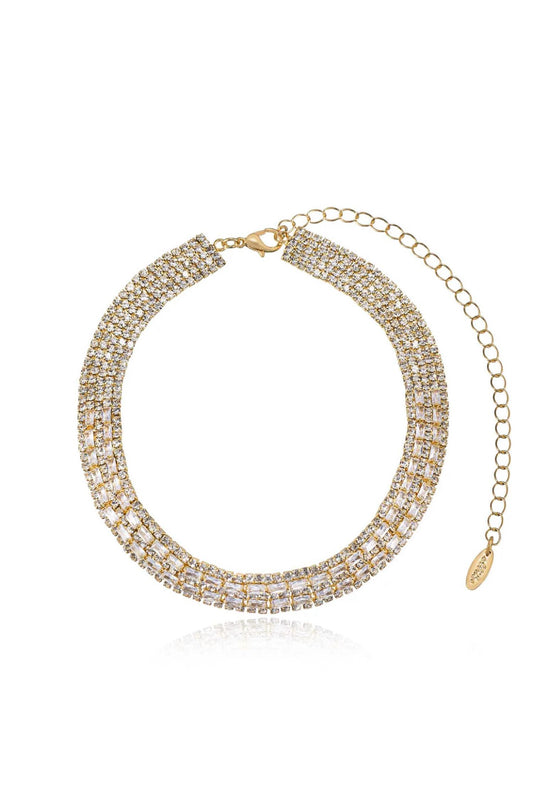 Women's Crystal Choker Necklace