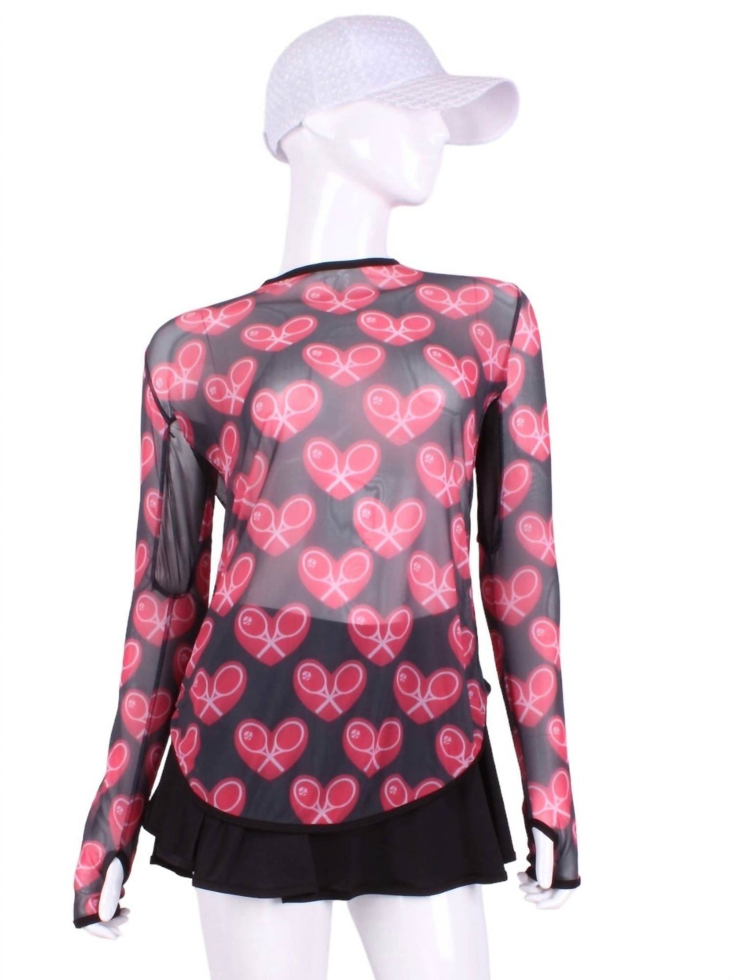 Love Love Tennis - Women's Limited Heart Mesh Tee - Rack Hunt