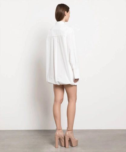 Valentino - Button Shirt Dress - side view - Rack Hunt