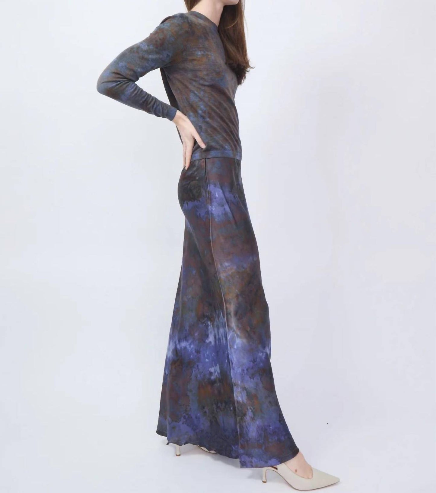 Silk Siren Bias Maxi Skirt