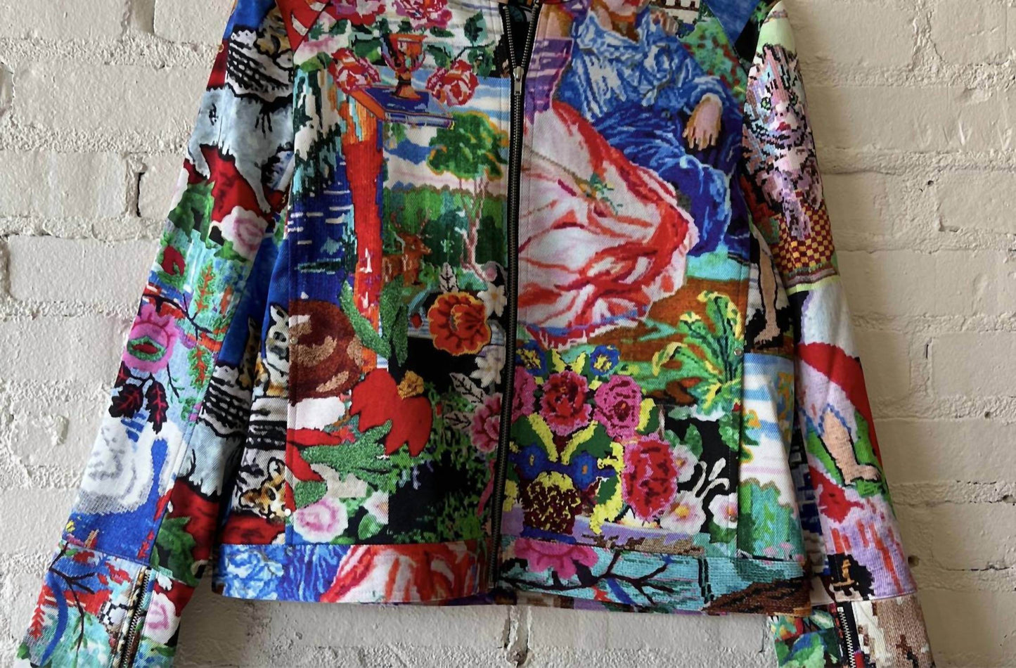 Libertine - Women's Tapestry Moto Jacket - Rack Hunt -