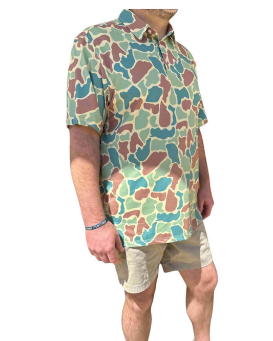 Autilove - Performance Long Sleeve Polo - Rack Hunt -