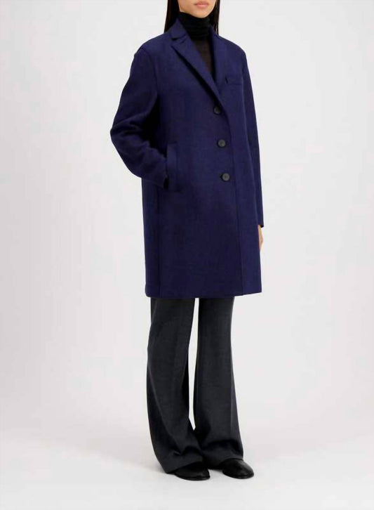 Pressed Wool Top Coat
