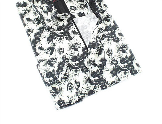 Rose Button Down Shirt