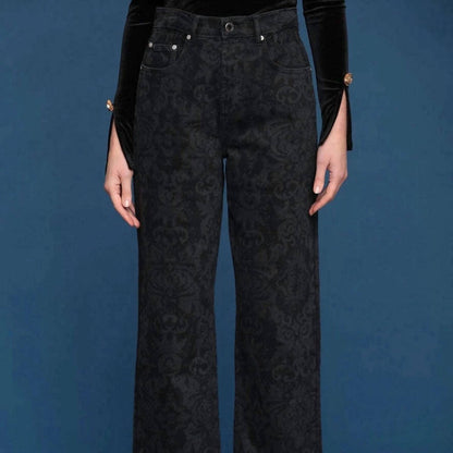Baroque Wide Leg Jeans