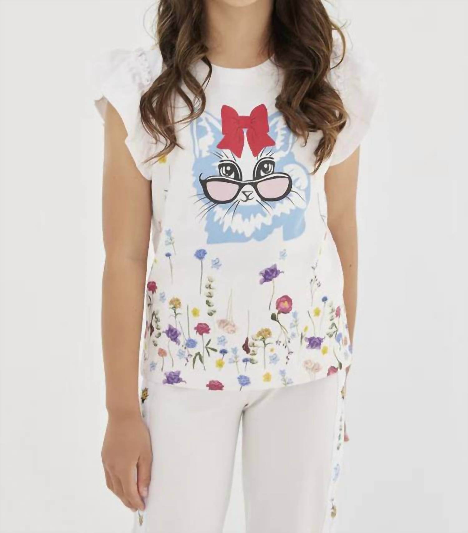 Sasha+Z - Floral Cat Top - Rack Hunt -