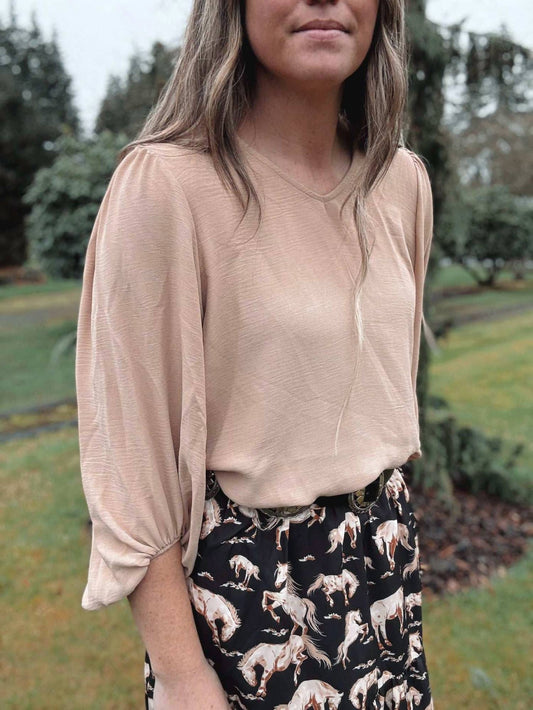 Wide Sleeve Top