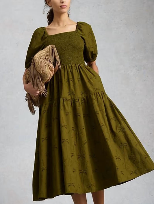 Iva Shirred Dress