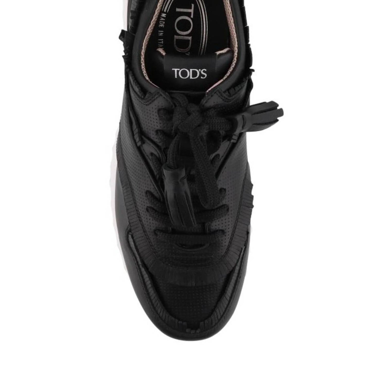 Women's Fringed Leather Sneakers
