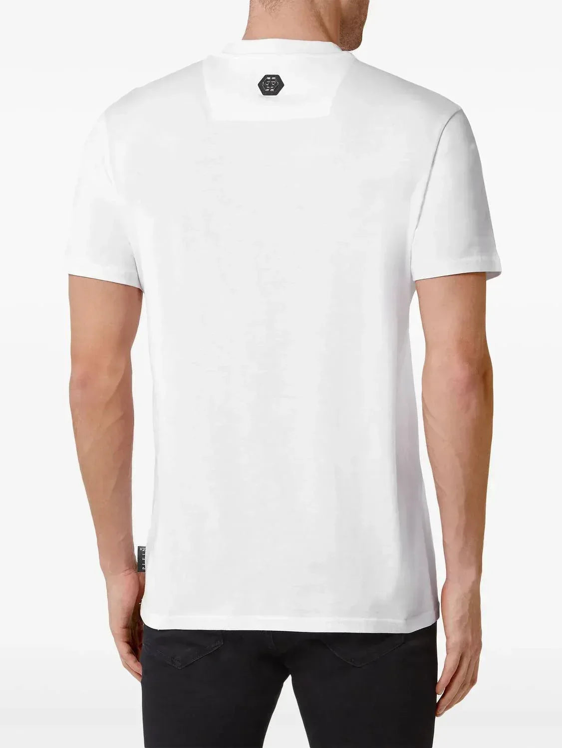 PHILIPP PLEIN - Rhinestone Logo Graphic T-shirt - Rack Hunt