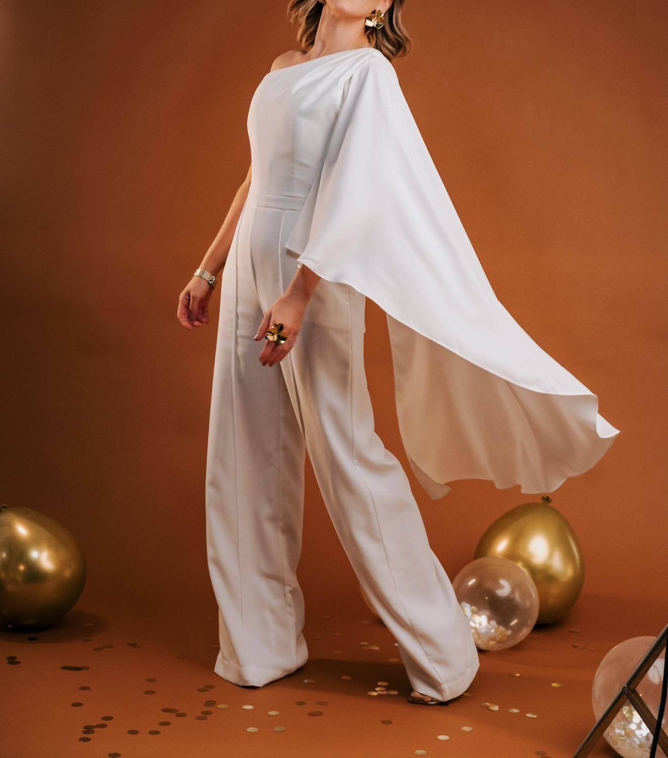 Corgie - Celebration One Shoulder Jumpsuit - Rack Hunt -