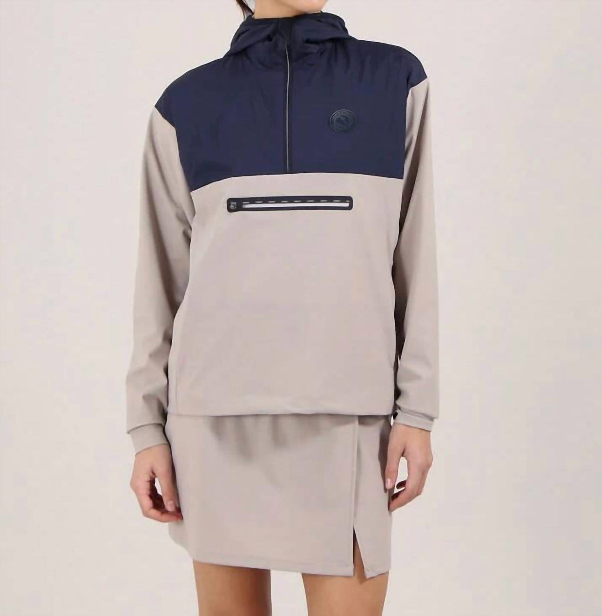 Renata 1/2 Zip Windbreaker Pullover Sweater