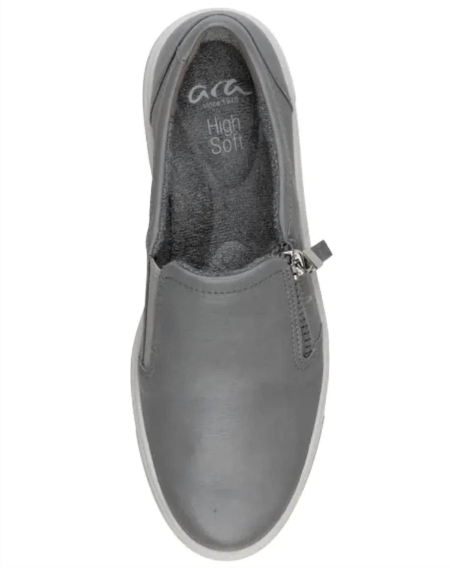 Ara Shoes - Women's Cayce Leather Slip-on Sneaker - Rack Hunt -