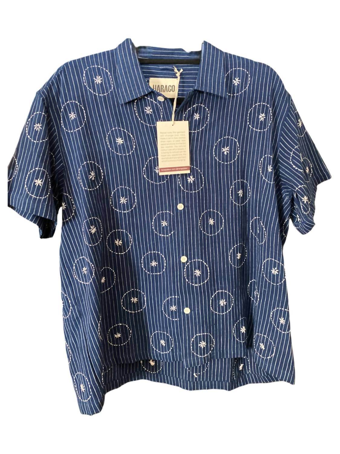 Harago - Men's Circular Kantha Shirt - Rack Hunt -