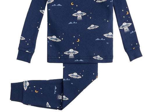 Boys' Long Sleeve Knit Pajama Set