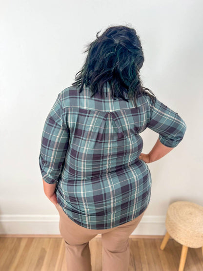 Jamie Three Quarter Sleeve Top
