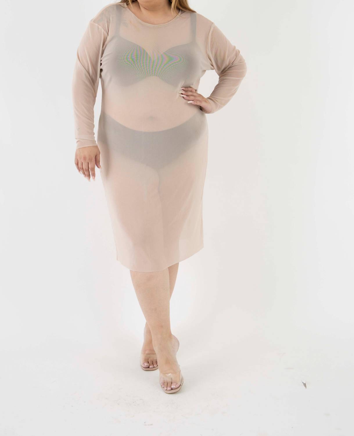 The Ghost Mesh Xray Dress