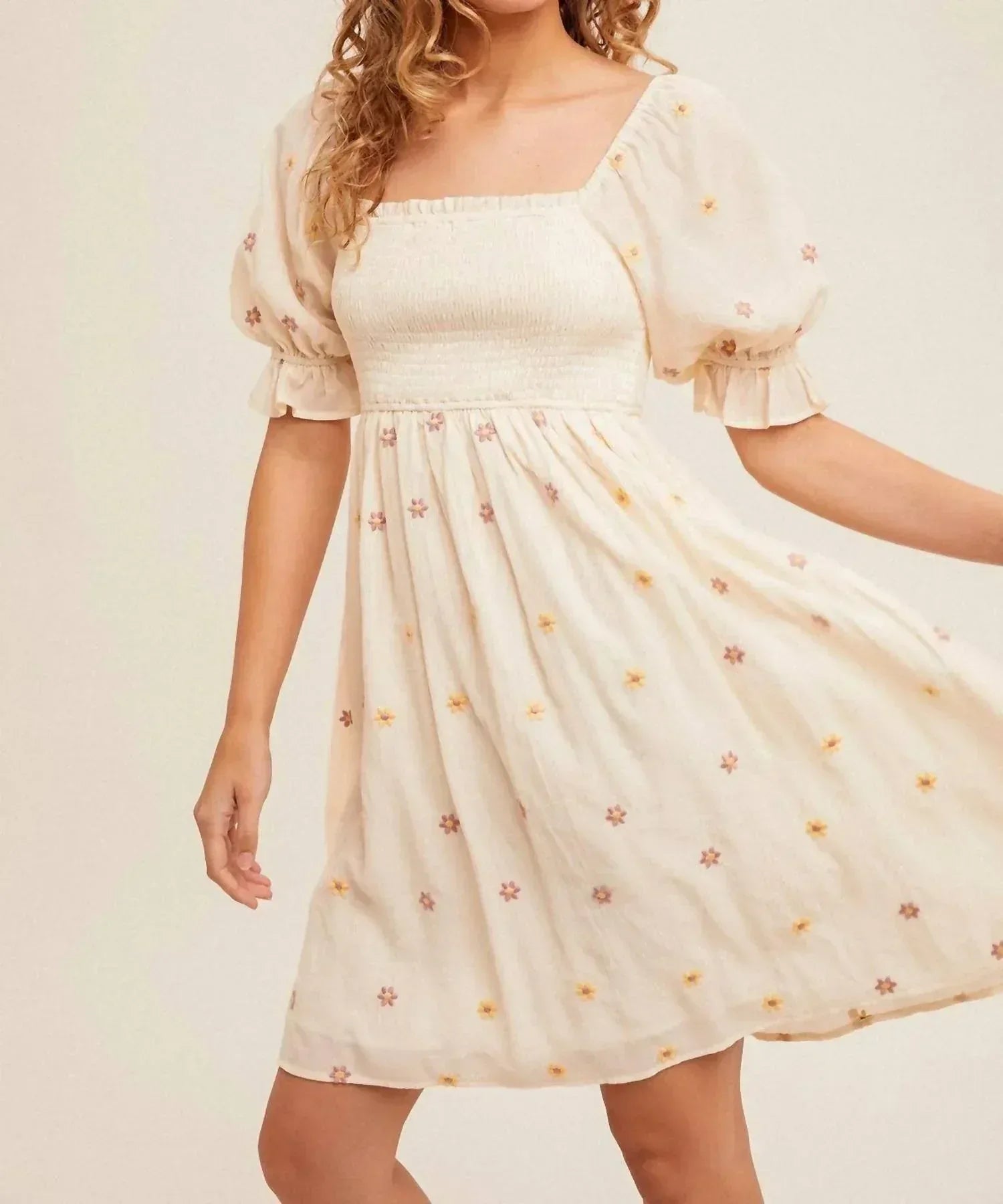 Babs+Birdie - Eliza Flower Smocked Dress - Rack Hunt