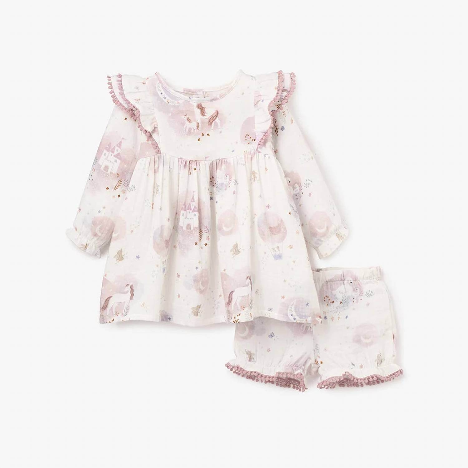 Emerson Sloan - Baby's Fairytail Wonderland Organic Muslin Dress - Rack Hunt -