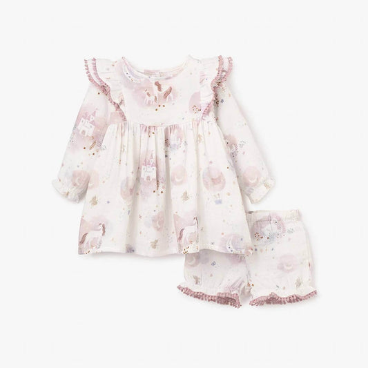 Emerson Sloan - Baby's Fairytail Wonderland Organic Muslin Dress - Rack Hunt -