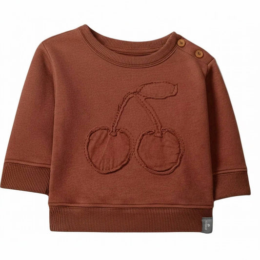 Girls Cherry Sweatshirt
