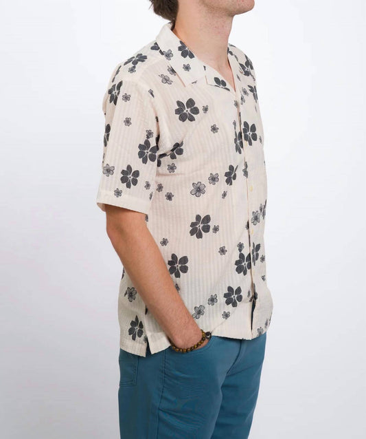 Playa Camp Short Sleeve Woven Button Down Shirt