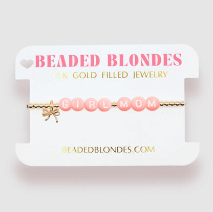 Women's Girl Mom Charm Bracelet