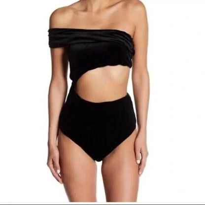 Radio Fiji - Hours Velour Tiburon One Piece Swimsuit - Rack Hunt