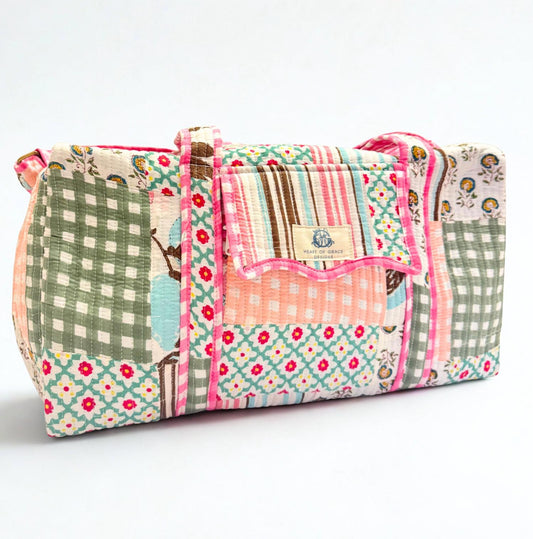 Women's Rose Chapelle Quilted Duffle Bag