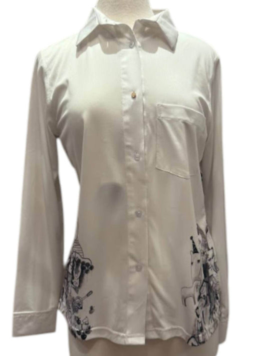 Espoir - Women's Loose Fitting Buttoned Shirt - Rack Hunt -