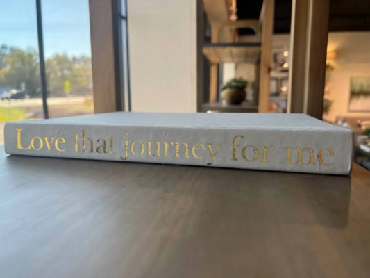 Mickler & Co. - "love That Journey For Me" Decorative Table Book - Rack Hunt