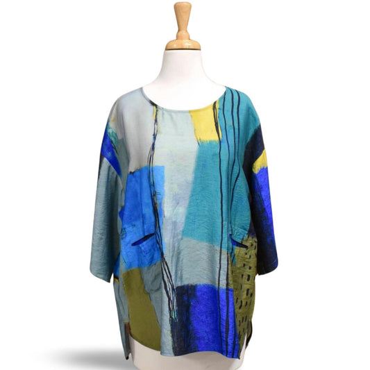 Women's Abstract Squares Tunic