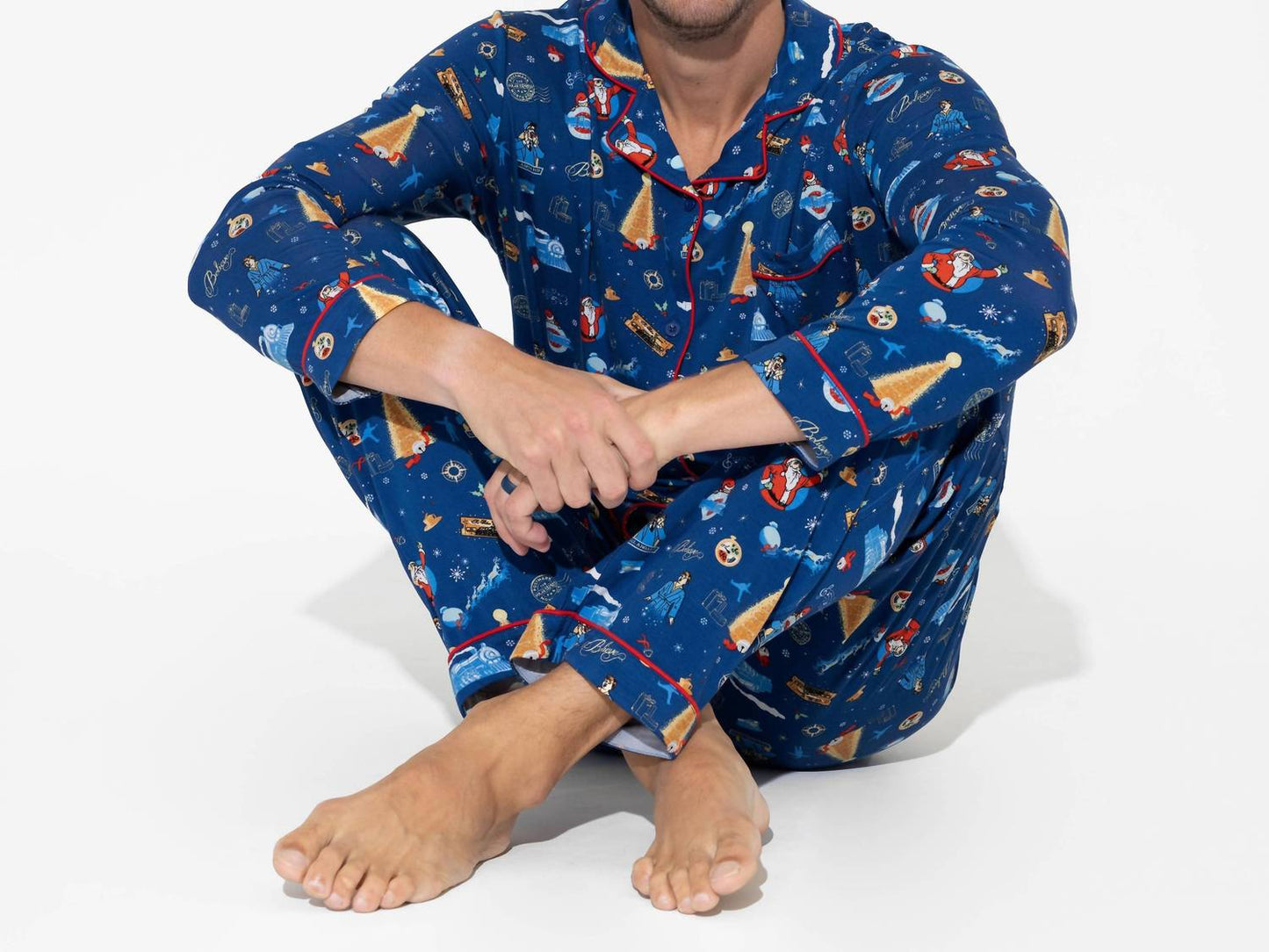 Men's The Polar Express Bamboo Pajama Set
