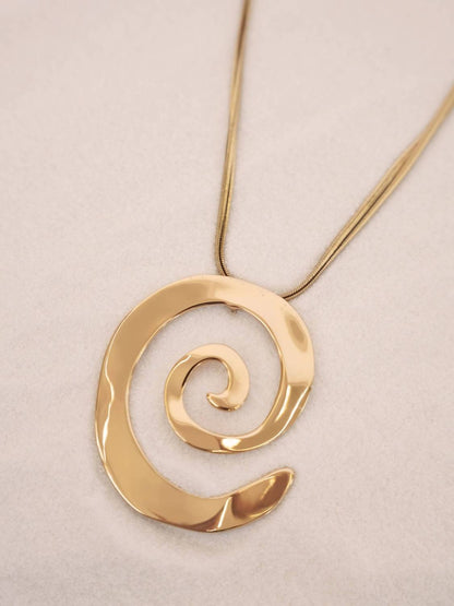 Women's Aura Swirl Necklace