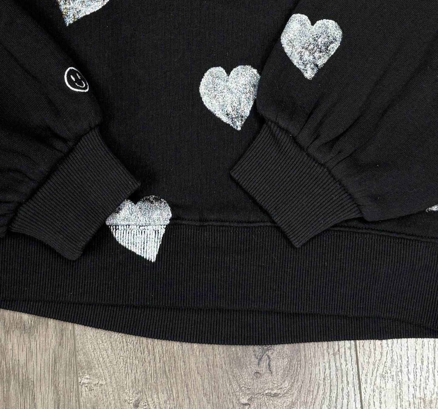 Just Madison - Women's Madz Metallic Hearts Sweatshirt - Rack Hunt