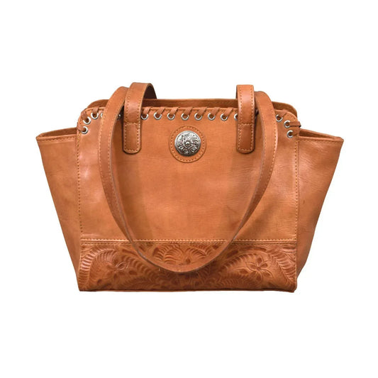 American West - Women's Harvest Moon Collection Zip Top Tote With Secret Compartment - Rack Hunt