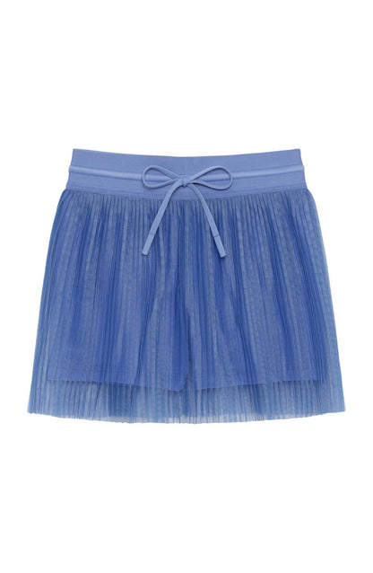 Pleated Tulle Skort