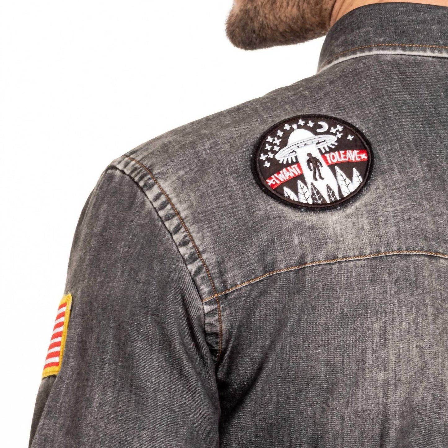To Infinity and Beyond Special Edition Patched Denim Shirt