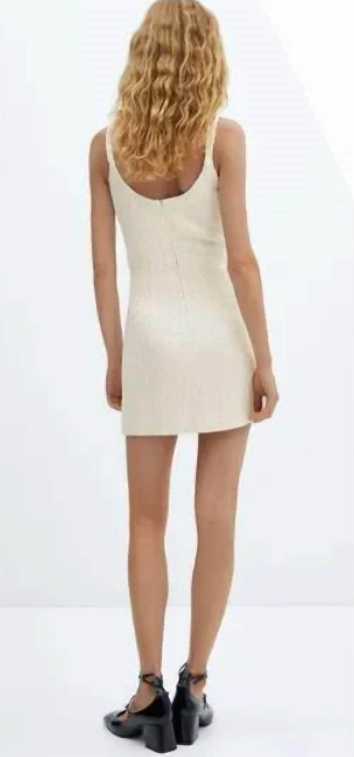 Mango - Tweed Sequin Dress - Rack Hunt -