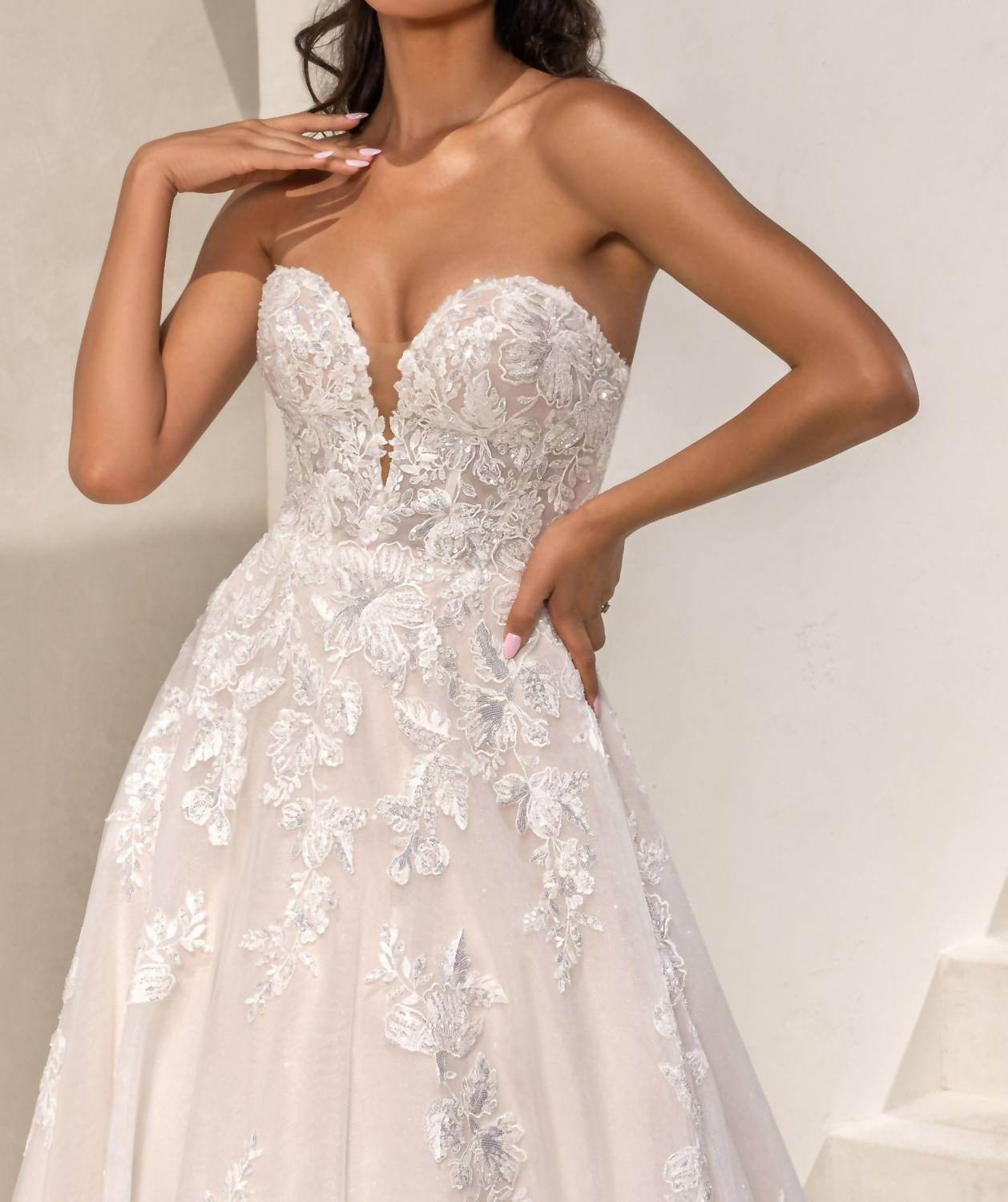 Kitty Chen Couture - Lucy Strapless Wedding Dress - Rack Hunt -