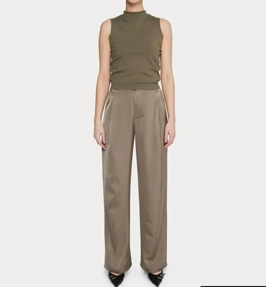 Amanda Maria - Satin Wide Leg Pants - Rack Hunt