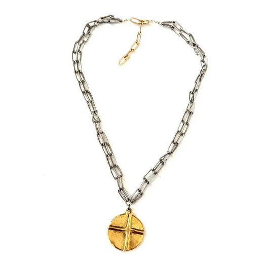 CV Designs - Women's Reversible Token Necklace - Rack Hunt -