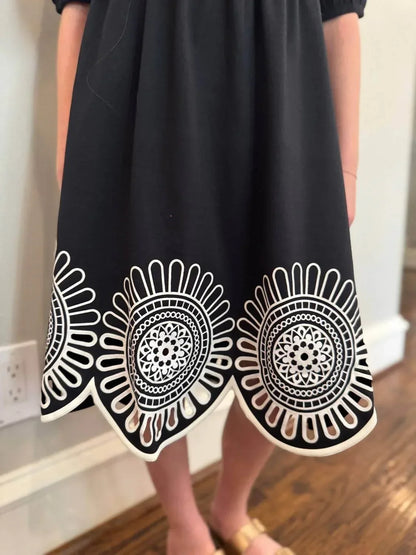 Milon - Girl's Laser Cut Dress - Rack Hunt
